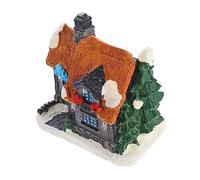 TOPBATHY Chalets Lumineux De Noël Décoratifs Mini Chalet pour Noël Ornement De Maison Délicate