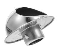 TOPBATHY Chapeau De Cheminée En Acier Inoxydable Contre La Pluie Accessoire De Ventilation Extérieure Pour Conduit D'aération En Métal Sec