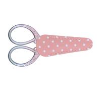 TOPBATHY Ciseaux à Broder en Métal Coupe-fil Portable Housse en Cuir Rose 1 Set de Petits Ciseaux Précis pour Travaux de Couture et Loisirs Créatifs