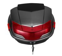 TOPBATHY Coffre de Rangement Arrière pour et Scooter Électrique Étanche et Robuste avec Serrure Installation Facile Capacité pour Casque et Outils Gris Solor