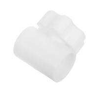 TOPBATHY Connecteur de Poteau de Parasol Vis, Pièce de Rechange 28/32mm | Plastique Blanc, Joint Central Fileté, Fixation Rapide Diy, pour Tige Supérieure 28mm et Inférieure 32mm