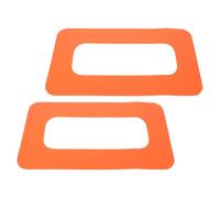 TOPBATHY Connecteur pour Aileron de Planche de Surf 9 Pouces, Patch Orange 2 Pièces, Kit de Réparation pour Rainure de Gouvernail Sup, Accessoires Résistants aux Intempéries pour Stand Up