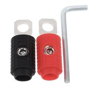 TOPBATHY Connecteurs à Sertir en Laiton pour Cosses de Câble Audio de Voiture, Extrémités de Bornes de Fil Robustes, Cosses à Œillet Électriques, Lot de 2, Adaptés aux Circuits Automobiles