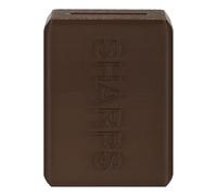 TOPBATHY Conteneur Sécurisé pour Lames Usagées Marron W117 - Boîte de Recyclage Compacte pour Déchets de Rasoirs - Bac de Récupération Compatible Toutes Lames pour Salons de Coiffure