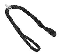 TOPBATHY Corde D'entraînement de Force Fixation de Poulie en Nylon Noir, Poignées Ergonomiques, pour Entraînement à Domicile et Exercices à Câble Intensifs