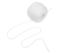 TOPBATHY Cordelette en Nylon Blanc 50 Mètres pour Store Romain, Corde Résistante Multifonction pour Remplacement et Création de Bracelets, pour Bricolage et Bijoux