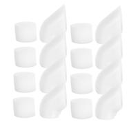 TOPBATHY Coupes à Fleurs Hydroponiques en Plastique et Éponge, Gobelets de Plantation pour Plantes et Légumes, Design Colonne, Blanc, pour Balcon, Culture Hors-Sol, Gain de Place