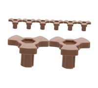 TOPBATHY Coupleur de Plateau Tournant à - en Plastique 8 Pièces Arbres D'ajustement Universels pour Accessoire de Plateau Tournant de Four à -