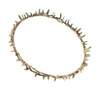 TOPBATHY Couronne Épine Dorée Unisexe pour Fête et Cosplay Accessoire Coiffure Ajustable pour Anniversaire et Mariage Diadème Médiéval pour Hommes et Femmes