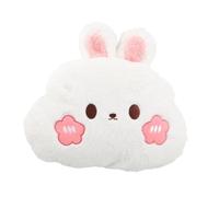 TOPBATHY Coussin Lombaire En Peluche Lapin Mignon, Oreiller Moelleux Doux Pour Voiture, Coussin Décoratif 4 Saisons, Accessoire Intérieur Auto, Confort Soutien Pour Conducteur