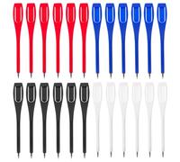 TOPBATHY Crayons de Score de Golf 2B Non Taillés Lot de 40 Pièces Multicolores Crayons Courts Légers pour Notation et Entraînement au Golf Accessoires de Sport Portables