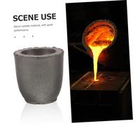 TOPBATHY Creuset Graphite Haute Résistance pour Fusion Métaux Précieux Moule à Graphite pour Or Argent Cuivre Laiton Outil Haute Température pour Fonderie et Analyse Avancée