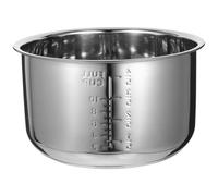 TOPBATHY Cuve Inox 5L Pour Cuiseur À Riz Électrique Pot Intérieur Antiadhésif Remplacement Polyvalent Avec Graduation Idéal Pour Cuisine Familiale Et Réunions