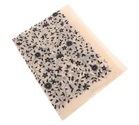 TOPBATHY Décalcomanie Céramique sous-glaçure pour Poterie Traditionnelle Chinoise, Papier Transfert Couleur Noir, Feuilles Délicates pour Bricolage Artistique, Décoration Maison Et Artisanat