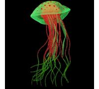 TOPBATHY Décoration de Méduse Réaliste en Silicone pour Aquarium Rose | Design Fluorescent, Résistante à L'usure Trempage, pour Aquarium ou Fish Tank, Style Simulation