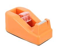 TOPBATHY Distributeur de Ruban Adhésif Manuel Compact en Abs, Couleur Jaune Gingembre, Organiseur Robuste pour Fournitures Scolaires et Bureau, Accessoire Pratique pour Étudiants