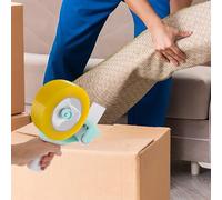 TOPBATHY Distributeur de Ruban Adhésif Portable avec Coupeur Outil de Découpe Manuel pour Emballage Précis et Scellage Sécurisé Compatible Jusqu à Optimisation Du Processus Emballage