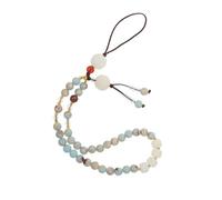 TOPBATHY Dragonne pour Téléphone à Perles Bodhi Unisexe Rétro, Chaîne Détachable, Lanière Courte en Matériaux Solide, Accessoire Léger pour Smartphone, Bracelet Style Vintage, Couleur