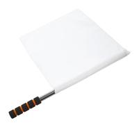 TOPBATHY Drapeau de Signalisation Main en Acier Inoxydable Poignée Antidérapante et Construction Robuste pour Arbitres de Compétition en Clubs Sportifs et Stades