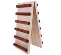 TOPBATHY Échelle pour Hamster en Bois Naturel sans Bavure Apparence Lisse, Échelle Multifonction pour Petits Animaux, pour Lieu de Jeu et Exercice