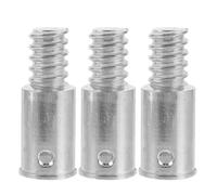 TOPBATHY Embouts Filetés en Métal pour Perche À Balai 3 Pièces Connecteur Fileté pour Remplacement De L’Embout Fileté Adaptateur pour Perches Télescopiques Et Droites Balai Et Brosse