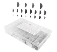 TOPBATHY Ensemble d'Assortiment de Clés Woodruff 135Pcs Clé Woodruff M2-M10 Réparation Mécanique Outils de Bricolage Compatible Machines Ergonomique