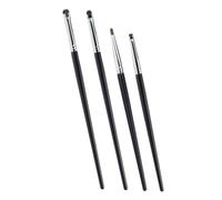 TOPBATHY Ensemble De 4 Pinceaux Eyeliner Et Maquillage Yeux Petite Taille Poils De Martre Pour Femmes Usage Précis Maquillage Des Yeux Professionnel Robuste Et Portable