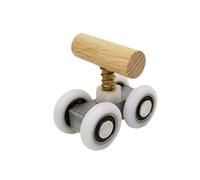 TOPBATHY 'entraînement pour Perroquet 2pcs Poulie en Métal et Bois, Favorisant l'exercice Coordination, pour Petits Oiseaux la Maison Extérieur