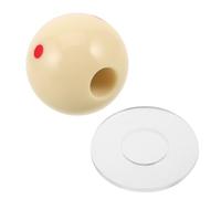 TOPBATHY Entraîneur de Coups de Billard Boule D'entraînement en Résine, Trou Diamètre 16 Mm, Outil de Visée Précis pour Pratique à Domicile, Aide à L'entraînement au Snooker et Billard