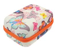 TOPBATHY Étui à Flacons D'huiles Essentielles 12 Compartiments 15 ML, Paquet de Rangement Portable en Tissu Oxford Orange Fermeture Éclair, Pochette Organisée pour Voyages et Aromathérapie