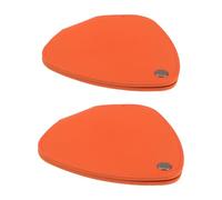 TOPBATHY Étui Porte-médiators de Guitare Orange Lot de 2, Petit Paquet de Rangement Compact pour Médiators, Accessoire Pratique pour Musiciens, pour Concerts et Répétitions,
