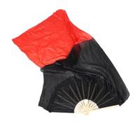 TOPBATHY Éventail de Danse Traditionnelle en Soie Synthétique Pliable, 150cm, Ventilateur Portable Élégant pour Danse Orientale et Spectacles sur Scène