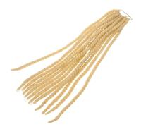 TOPBATHY Extensions de Dreadlocks Crochet, Postiche la Mode, Cheveux Pet, Couleur Or, Design Réaliste, Coiffure Naturelle et Facile à Styliser pour Hommes