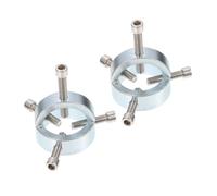 TOPBATHY Extracteur de Turbine pour Hotte Aspirante 2 Pièces en Acier Galvanisé Argenté, Outil Manuel Robuste pour Nettoyage et Démontage de Roue de Ventilateur, Accessoire Entretien
