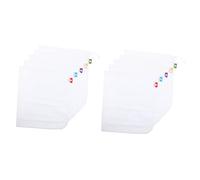 TOPBATHY Filet à Provision 10 Pièces en Filet De Fruits De Rangement Pochette Rangement D'épicerie en Maille De Produits en Réutilisables De Rangement en à Cordon Blanche