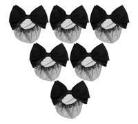 TOPBATHY Filets à Chignon Nœud, 6 Pièces de Filet à Cheveux pour Infirmières, Accessoires Coiffure Pratiques Travail