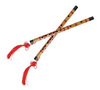 TOPBATHY Flûte Chinoise en Bambou Instrument Traditionnel pour Débutant | Sculptée à Main, Nœud Chinois et Membrane, Sonorité Riche Style Aléatoire