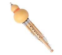 TOPBATHY Flûte Hulusi Ethnique Chinoise Artisanale Clé C Instrument de Musique Bambou et Gourd pour Débutants de musique