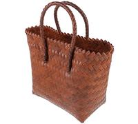 TOPBATHY Fourre-Tout Panier Tressé Rustique Cabas pour Fruits Légumes De Voyage Multifonction