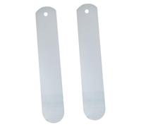 TOPBATHY Gabarits à Chaussettes Droites en Aluminium 2 Pcs pour Sublimation, Accessoires pour Presse à Chaud, Planche à Chaussettes Perforée, Outil Polyvalent pour Impression Textile DIY