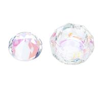 TOPBATHY Gobelet Nail Art Cristal Petit Bol Mélange Liquide Manucure Salon Usage Professionnel Solide Transparente