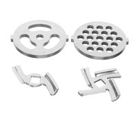 TOPBATHY Hachoir à Viande Électrique Lame Et Grille 4 Pièces Acier Inoxydable Accessoires Cuisine Hachage Viande Pour Usage Domestique Remplacement Solide