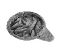 TOPBATHY Hamac pour Arbre à Chat de Cuillère Ronde, Lit de Remplacement en Polaire Douce Anneau en Acier 47x36 Cm, Espace Privé Confortable pour Chatons et Chats