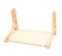 TOPBATHY Hamac pour Chat à Ventouse pour Fenêtre, Perchoir Suspendu en Toile Confortable Fixation Forte en Résine PP, pour Cage à Chat et Petits Animaux