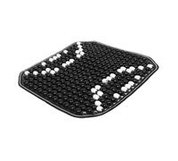 TOPBATHY Housse De Siège Auto Bois Ventilée Noire Coussin Assise Massage Respirant Couvre-siège à Billes Pour Confort Et Soutien