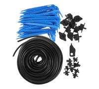 TOPBATHY Kit D’Irrigation Goutte à Goutte pour Serrage, 1 Sortie 4, Noir | PVC et Pp, Arrosage Uniforme, Gestion Automatisée, pour Plants et Semis en Serrage ou Massif