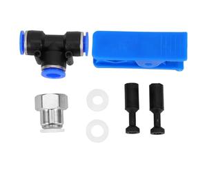 TOPBATHY Kit D'adaptateur de Tuyau D'irrigation à Raccord Rapide, Pièces de | Raccords Filetés Internes et Externes, Connecteurs Trois Voies et Droits, ABS et Acier Inoxydable, Joints