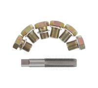 TOPBATHY Kit de Réparation de Filetage M15x1,5 pour Carter D'huile Moteur 13 Pièces Vis de Taraudage et Joints Outil pour Remplacement du Bouchon de Vidange D'huile et Entretien Automobile