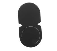 TOPBATHY Kit d'entretien pour Disques Vinyles Protège-Doigts Anti-Statique en Flanelle Noire, Accessoire Pratique pour Manipulation et Protection des Vinyles
