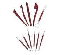 TOPBATHY Kit Outils de Sculpture Argile Ergonomiques pour Poterie et Modelage Résistants et Durables pour Sculpture Gravure et Lissage